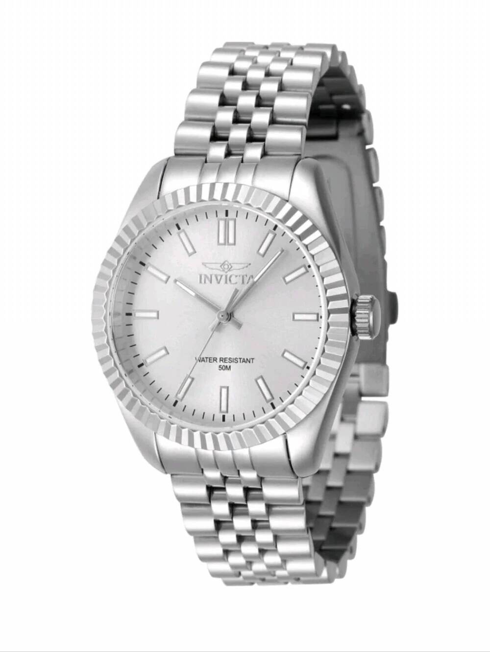 NEW INVICTA women's specialty oxford stainless steel watch in silver